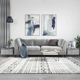 Mesas centro 2 uds madera ingeniería gris hormigón 50x46x35 cm en Mesas de centro | Comprar online en Foru.es