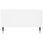 Mesa de centro madera de ingeniería blanco brillo 104x60x35 cm de vidaXL, Mesas de centro - Ref: Foro24-827078, Precio: 88,74...