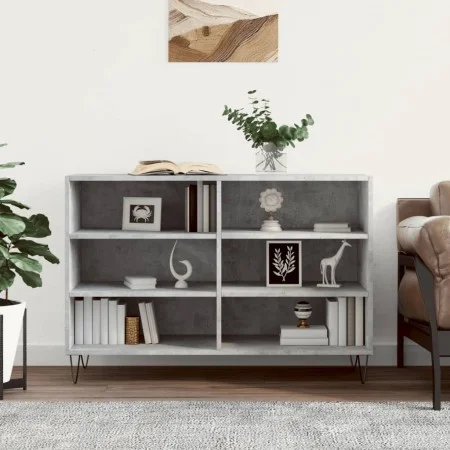 Aparador de madera contrachapada gris hormigón 103,5x35x70 cm de vidaXL, Aparadores - Ref: Foro24-827112, Precio: 68,98 €, De...