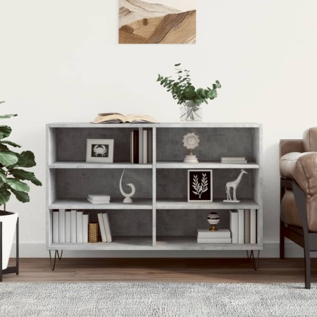 Aparador de madera contrachapada gris hormigón 103,5x35x70 cm de vidaXL, Aparadores - Ref: Foro24-827112, Precio: 69,80 €, De...