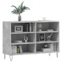 Aparador de madera contrachapada gris hormigón 103,5x35x70 cm de vidaXL, Aparadores - Ref: Foro24-827112, Precio: 68,98 €, De...