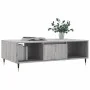 Sonoma gray engineered wood coffee table 104x60x35 cm by vidaXL, Coffee table - Ref: Foro24-827082, Price: 82,81 €, Discount: %