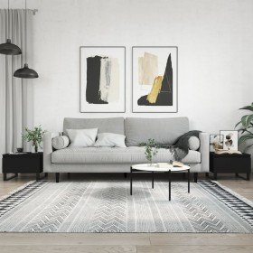 Mesas de centro 2 uds madera de ingeniería negro 50x46x35 cm en Mesas de centro | Comprar online en Foru.es