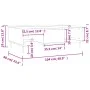 Sonoma gray engineered wood coffee table 104x60x35 cm by vidaXL, Coffee table - Ref: Foro24-827082, Price: 82,81 €, Discount: %