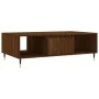 Brown oak engineered wood coffee table 104x60x35 cm by vidaXL, Coffee table - Ref: Foro24-827083, Price: 82,81 €, Discount: %