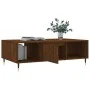 Brown oak engineered wood coffee table 104x60x35 cm by vidaXL, Coffee table - Ref: Foro24-827083, Price: 82,81 €, Discount: %