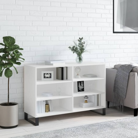 Aparador de madera de ingeniería blanco 103,5x35x70 cm de vidaXL, Aparadores - Ref: Foro24-827116, Precio: 79,33 €, Descuento: %