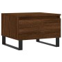 Mesa de centro madera de ingeniería marrón roble 50x46x35 cm en Mesas de centro | Comprar online en Foru.es