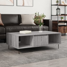 Mesa de centro madera de ingeniería gris Sonoma 104x60x35 cm de vidaXL, Mesas de centro - Ref: Foro24-827090, Precio: 82,76 €...
