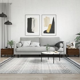 Mesas de centro 2 uds madera ingeniería roble marrón 50x46x35cm en Mesas de centro | Comprar online en Foru.es