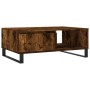Mesa de centro madera de ingeniería roble ahumado 90x60x35 cm de vidaXL, Mesas de centro - Ref: Foro24-827073, Precio: 71,64 ...
