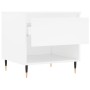 Mesa de centro madera de ingeniería blanco 50x46x50 cm en Mesas de centro | Comprar online en Foru.es