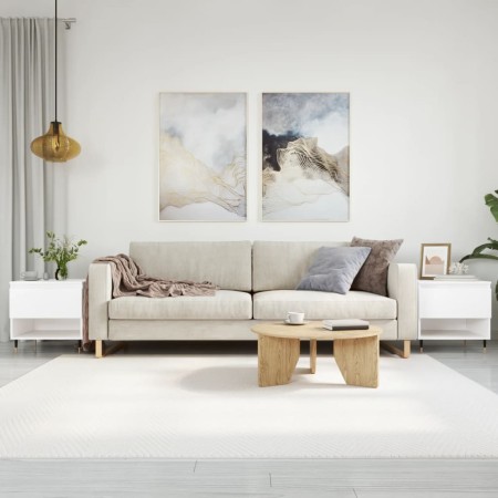 Mesas de centro 2 uds madera de ingeniería blanco 50x46x50 cm en Mesas de centro | Comprar online en Foru.es