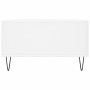 Mesa de centro madera de ingeniería blanco brillo 104x60x35 cm de vidaXL, Mesas de centro - Ref: Foro24-827086, Precio: 71,45...