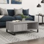 Mesa de centro madera de ingeniería gris Sonoma 90x60x35 cm de vidaXL, Mesas de centro - Ref: Foro24-827074, Precio: 76,50 €,...