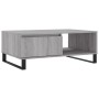 Mesa de centro madera de ingeniería gris Sonoma 90x60x35 cm de vidaXL, Mesas de centro - Ref: Foro24-827074, Precio: 76,50 €,...