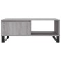 Mesa de centro madera de ingeniería gris Sonoma 90x60x35 cm de vidaXL, Mesas de centro - Ref: Foro24-827074, Precio: 76,50 €,...