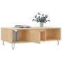 Mesa de centro madera de ingeniería roble Sonoma 104x60x35 cm de vidaXL, Mesas de centro - Ref: Foro24-827087, Precio: 65,07 ...