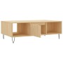Mesa de centro madera de ingeniería roble Sonoma 104x60x35 cm de vidaXL, Mesas de centro - Ref: Foro24-827087, Precio: 65,07 ...