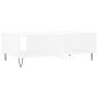 Mesa de centro madera de ingeniería blanco 104x60x35 cm de vidaXL, Mesas de centro - Ref: Foro24-827084, Precio: 65,67 €, Des...