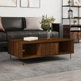 Couchtisch aus Holzwerkstoff braune Eiche 104x60x35 cm von vidaXL, Couchtisch - Ref: Foro24-827091, Preis: 81,51 €, Rabatt: %