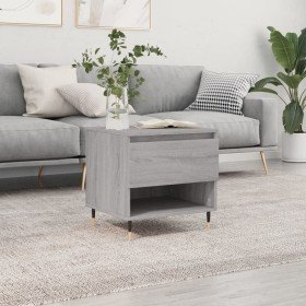 Mesa de centro madera de ingeniería gris Sonoma 50x46x50 cm en Mesas de centro | Comprar online en Foru.es
