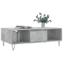 Mesa de centro madera de ingeniería gris hormigón 104x60x35 cm de vidaXL, Mesas de centro - Ref: Foro24-827088, Precio: 65,07...