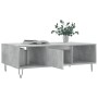 Mesa de centro madera de ingeniería gris hormigón 104x60x35 cm de vidaXL, Mesas de centro - Ref: Foro24-827088, Precio: 65,07...