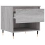 Mesa de centro madera de ingeniería gris Sonoma 50x46x50 cm en Mesas de centro | Comprar online en Foru.es