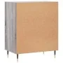 Aparador madera de ingeniería gris Sonoma 57x35x70 cm de vidaXL, Aparadores - Ref: Foro24-827130, Precio: 41,89 €, Descuento: %