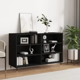 Black plywood sideboard 103.5x35x70 cm by vidaXL, Sideboards - Ref: Foro24-827101, Price: 72,25 €, Discount: %