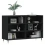 Aparador de madera contrachapada negro 103,5x35x70 cm de vidaXL, Aparadores - Ref: Foro24-827101, Precio: 72,25 €, Descuento: %