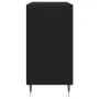 Aparador de madera contrachapada negro 103,5x35x70 cm de vidaXL, Aparadores - Ref: Foro24-827101, Precio: 72,25 €, Descuento: %