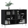 Aparador de madera contrachapada negro 103,5x35x70 cm de vidaXL, Aparadores - Ref: Foro24-827109, Precio: 77,91 €, Descuento: %