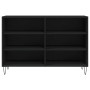 Aparador de madera contrachapada negro 103,5x35x70 cm de vidaXL, Aparadores - Ref: Foro24-827109, Precio: 77,91 €, Descuento: %