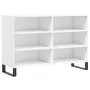 Aparador de madera contrachapada blanco brillo 103,5x35x70 cm de vidaXL, Aparadores - Ref: Foro24-827118, Precio: 80,65 €, De...