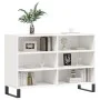 Aparador de madera contrachapada blanco brillo 103,5x35x70 cm de vidaXL, Aparadores - Ref: Foro24-827118, Precio: 80,65 €, De...