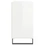 Aparador de madera contrachapada blanco brillo 103,5x35x70 cm de vidaXL, Aparadores - Ref: Foro24-827118, Precio: 80,65 €, De...