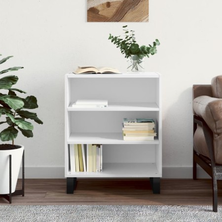 Aparador madera de ingeniería blanco brillante 57x35x70 cm de vidaXL, Aparadores - Ref: Foro24-827142, Precio: 61,95 €, Descu...