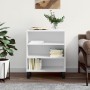 Aparador madera de ingeniería blanco brillante 57x35x70 cm de vidaXL, Aparadores - Ref: Foro24-827142, Precio: 61,95 €, Descu...
