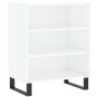Aparador madera de ingeniería blanco brillante 57x35x70 cm de vidaXL, Aparadores - Ref: Foro24-827142, Precio: 61,95 €, Descu...