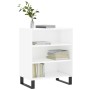Aparador madera de ingeniería blanco brillante 57x35x70 cm de vidaXL, Aparadores - Ref: Foro24-827142, Precio: 61,95 €, Descu...