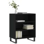 Aparador madera de ingeniería negro 57x35x70 cm de vidaXL, Aparadores - Ref: Foro24-827141, Precio: 59,17 €, Descuento: %