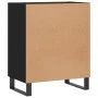 Aparador madera de ingeniería negro 57x35x70 cm de vidaXL, Aparadores - Ref: Foro24-827141, Precio: 58,42 €, Descuento: %