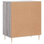 Aparador de madera contrachapada gris Sonoma 60x35x70 cm de vidaXL, Aparadores - Ref: Foro24-827154, Precio: 61,30 €, Descuen...