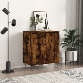 Aparador madera contrachapada color roble ahumado 60x35x70 cm de vidaXL, Aparadores - Ref: Foro24-827161, Precio: 66,62 €, De...