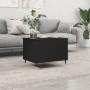 Mesa de centro madera contrachapada negro 60x44,5x45 cm en Mesas de centro | Comprar online en Foru.es