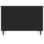 Mesa de centro madera contrachapada negro 60x44,5x45 cm en Mesas de centro | Comprar online en Foru.es