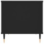 Mesa de centro madera contrachapada negro 60x44,5x45 cm en Mesas de centro | Comprar online en Foru.es