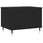 Mesa de centro madera contrachapada negro 60x44,5x45 cm en Mesas de centro | Comprar online en Foru.es